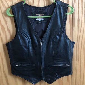 Jammin leather women’s vest